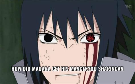 madara first appearance|how did madara get his mangekyou sharingan.